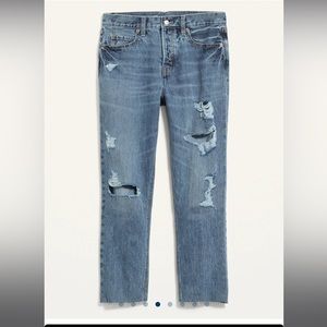 NWT - Old Navy High-Rise Slouchy Straight Crop - Women’s 0